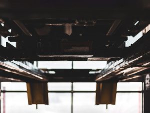 Vehicle-on-lift